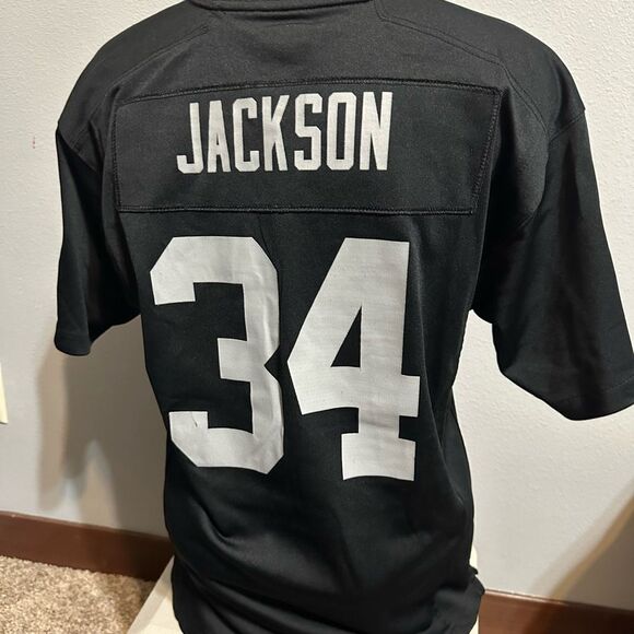 NFL Nike On Field Apparel Womens Large Raiders Bo Jackson Jersey - Picture 3 of 5